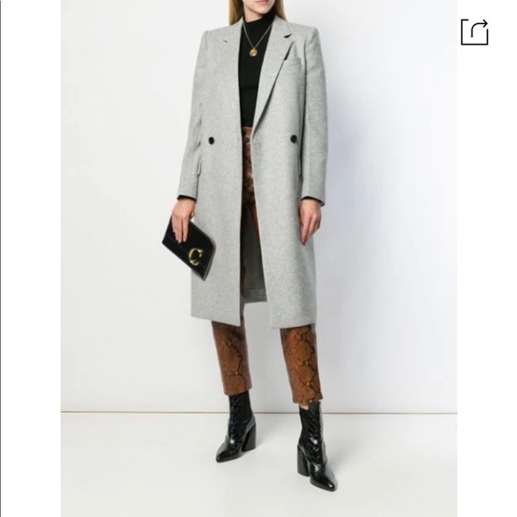 Givenchy Paris Size euro 44 wool/cashmere coat - Picture 3 of 10